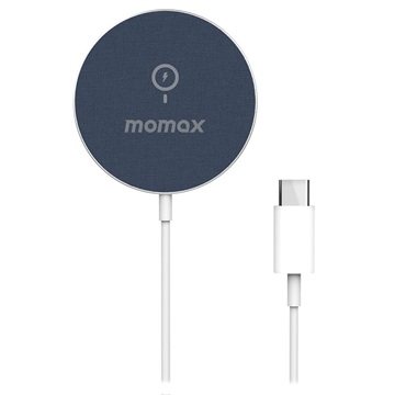 Momax UD19 Q.MAG iPhone 12 Magnetische Draadloze Oplader Blauw