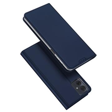 Motorola Moto G54 Dux Ducis Skin Pro Flip Hoesje Blauw