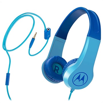 Motorola Squads 200 hoofdtelefoon speciaal voor kinderen blauw