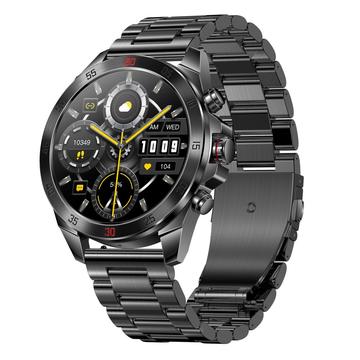 NX1 Pro Luxe Metalen Zakelijk Slim Horloge Gezondheidsmonitoring Bluetooth Bellen Waterdicht Sportho