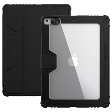 Nillkin Bumper iPad 10.2 Smart Folio Hoesje Zwart-Doorzichtig