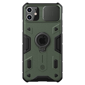 Nillkin CamShield Armor iPhone 11 Hybrid Case Donkergroen