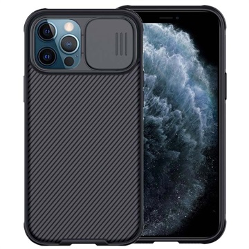 Nillkin CamShield Pro iPhone 12 Pro Max Hybrid Case Zwart