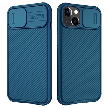Nillkin CamShield Pro iPhone 13 Hybride Hoesje Blauw