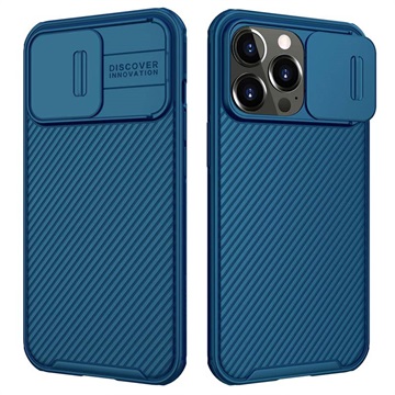 Nillkin CamShield Pro iPhone 13 Pro Hybrid Case Blauw