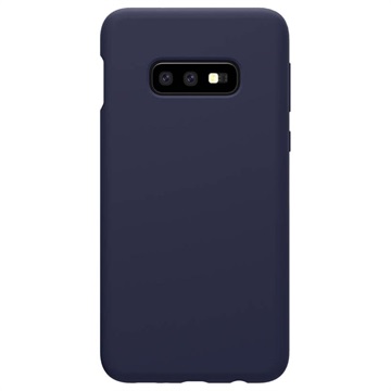 Nillkin Flex Pure Samsung Galaxy S10E Liquid Siliconen Hoesje Donkerblauw huismerk kopen in de aanbieding
