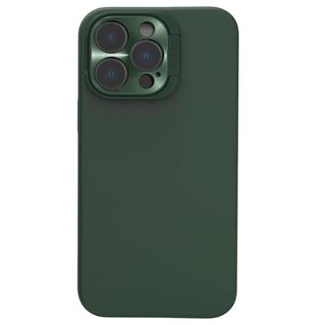 Nillkin LensWing Magnetic iPhone 14 Pro Liquid Siliconen Hoesje Groen