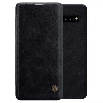 Nillkin Qin Series Samsung Galaxy S10 5G Flip Cover Zwart huismerk kopen in de aanbieding