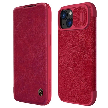 iPhone 15 Plus Nillkin Qin Pro Flip Cover Rood