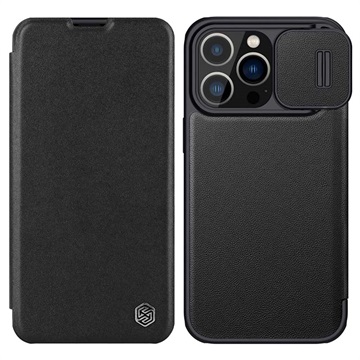 Nillkin Qin Pro Series iPhone 14 Pro Flip Case Zwart