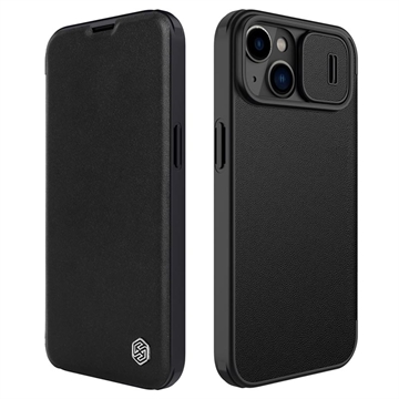 Nillkin Qin Pro Series iPhone 14 Flip Case Zwart