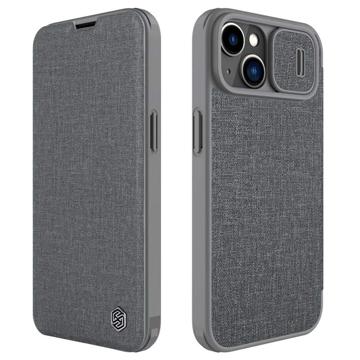Nillkin Qin Pro Series iPhone 14 Flip Case Grijs