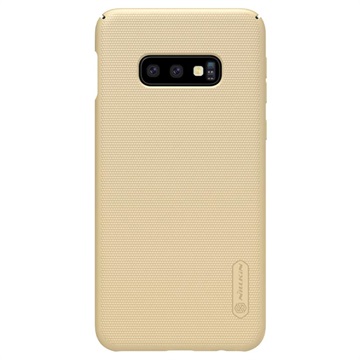 Nillkin Super Frosted Shield Samsung Galaxy S10E Cover Goud huismerk kopen in de aanbieding