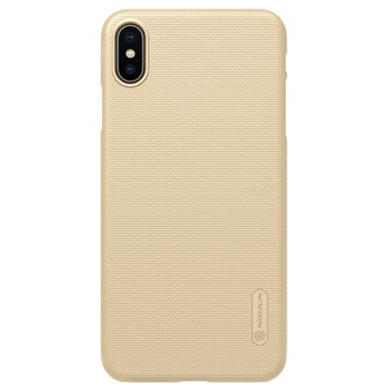 Nillkin Super Frosted Shield Iphone Xs Max Cover Goud huismerk kopen in de aanbieding