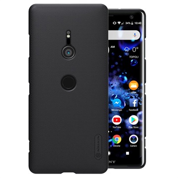 Nillkin Super Frosted Shield Sony Xperia Xz3 Cover Zwart huismerk kopen in de aanbieding