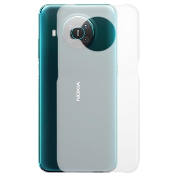Nokia X10-X20 Rubberen Plastic Case Doorzichtig