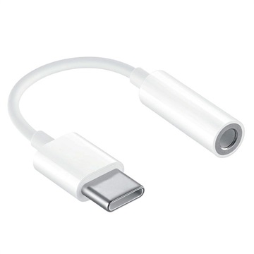 Huawei Mate 10 Pro USB-C-3.5mm Kabel Adapter CM20 Wit