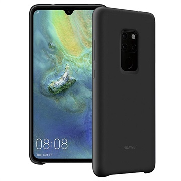 Huawei Mate 20 Siliconen Hoesje 51992615 Zwart huismerk kopen in de aanbieding