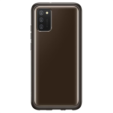 Samsung Galaxy A02s Soft Clear Cover EF-QA026TBEGEU Zwart