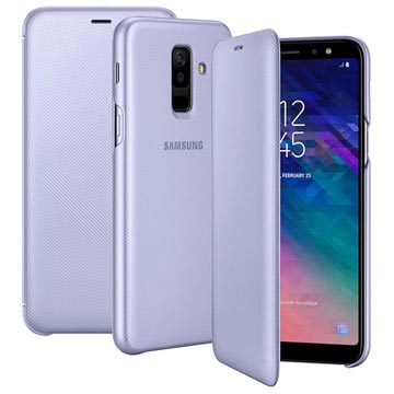 Samsung Galaxy A6+ (2018) Wallet Cover EF-WA605CVEGWW Lilla