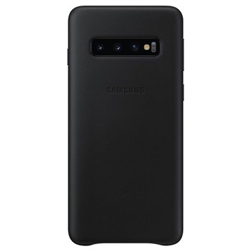 Samsung Galaxy S10 Leder Cover Ef Vg973Lbegww Zwart huismerk kopen in de aanbieding