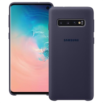 Samsung Galaxy S10 Siliconen Hoesje Ef Pg973Tnegww Navy huismerk kopen in de aanbieding