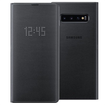 Samsung Galaxy S10 Led View Cover Ef Ng975Pbegww Zwart huismerk kopen in de aanbieding