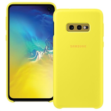 Samsung Galaxy S10E Siliconen Hoesje Ef Pg970Tyegww Geel huismerk kopen in de aanbieding