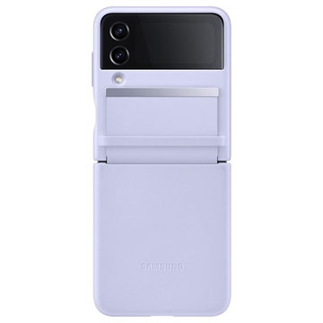 Samsung Galaxy Z Flip 4 Back Cover Leer Paars