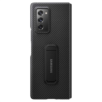 Samsung Hoesje Geschikt voor Samsung Galaxy Z Fold2 - Samsung Aramid Standing Backcover - Zwart