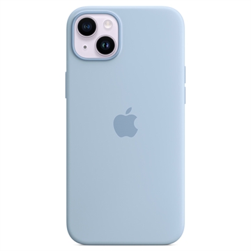 iPhone 14 Plus Apple Siliconen Hoesje met MagSafe MQUE3ZM-A Zachtblauw