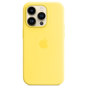 iPhone 14 Pro Apple Siliconen Hoesje met MagSafe MQUG3ZM-A Kanariegeel