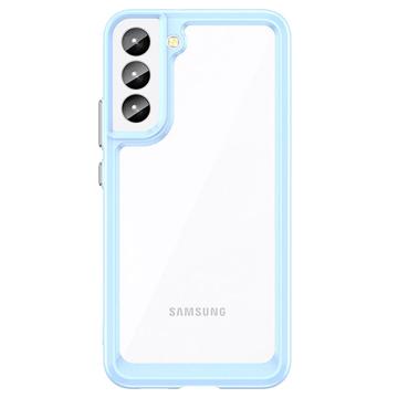 Outer Space Samsung Galaxy S22 5G Hybrid Case - Blauw