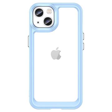 Outer Space Serie iPhone 13 Hybrid Hoesje Blauw