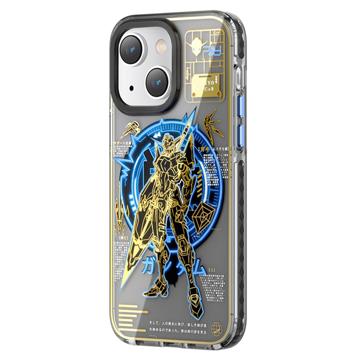Kingxbar PQY Mecha Mag iPhone 14 Plus Hybride Hoesje Blauw