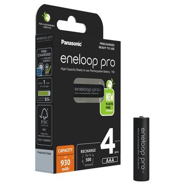 Panasonic eneloop pro HR03 Oplaadbare AAA batterij (potlood) NiMH 930 mAh 1.2 V 4 stuk(s)