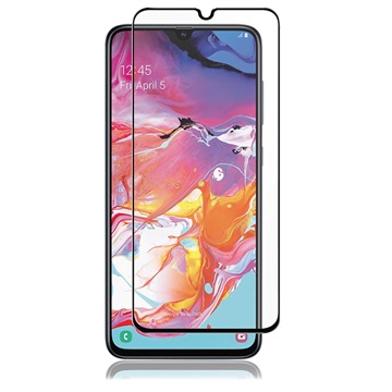 Panzer Premium Full Fit Samsung Galaxy A70 Glazen Screenprotector Zwart huismerk kopen in de aanbieding
