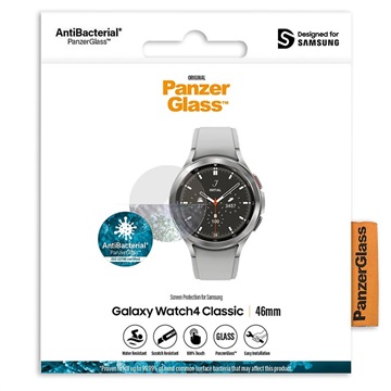 PanzerGlass Anti-Bacterial Samsung Galaxy Watch4 Classic 46 mm Screenprotector Glas