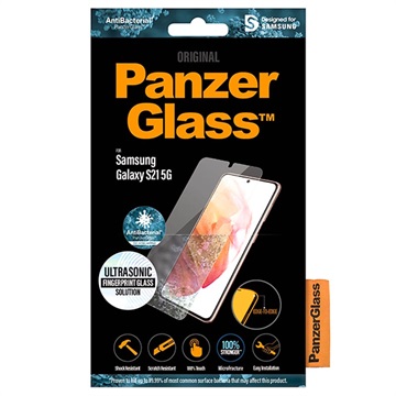 PanzerGlass Ultrasonic Fingerprint Glass Samsung S21 Screenprotector Zwart