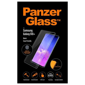 PANZERGLASS Samsung Galaxy S10+ Fingerprint Case Friendly Zwart