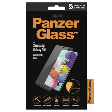 PanzerGlass Case Friendly Samsung Galaxy A51 Screenprotector Glas Zwart