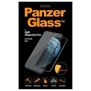 PANZERGLASS Apple iPhone X-Xs-11 Pro Zwart Case Friendly