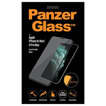 PANZERGLASS iPhone Xs Max-11 Pro Max Zwart Case Friendly