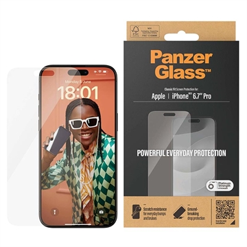 Panzerglass screenprotector Apple iPhone 2023 6.7 inch CF Clear
