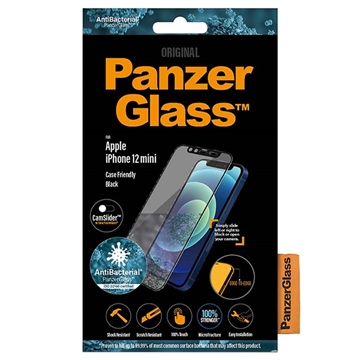 Panzerglass Camslider™ Screenprotector Voor Iphone 12 Mini Zwart