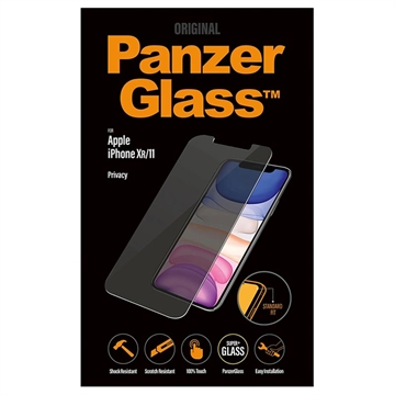 PanzerGlass privacy screenprotector iPhone XR-11