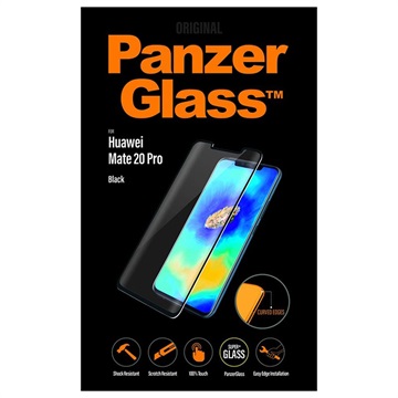 PanzerGlass Huawei Mate 20 Pro Glazen Screenprotector Zwart