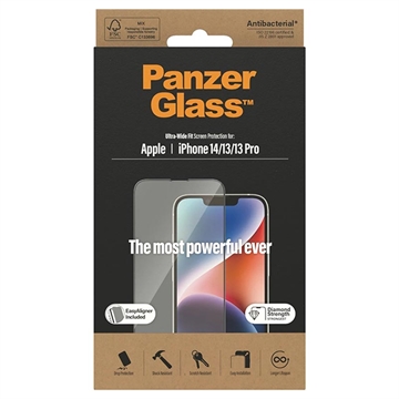 PanzerGlass screenprotector Apple iPhone 14-13-13 Pro (2022)