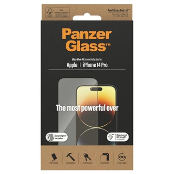PanzerGlass screenprotector Apple iPhone 14 Pro (2022)