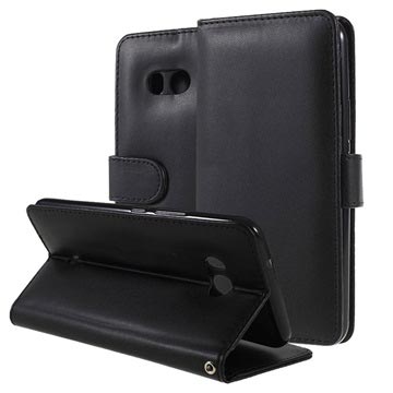 Htc U11 Premium Wallet Case Met Standaard Functie Zwart huismerk kopen in de aanbieding